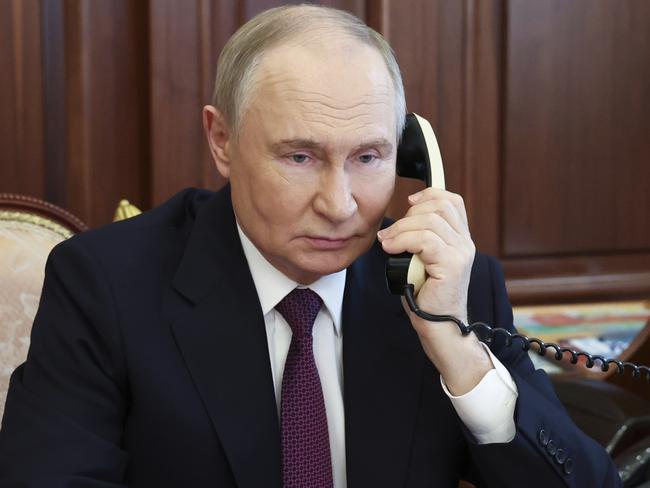 Russia could be in a position to threaten NATO nations within two years if a ceasefire in Ukraine is brokered soon, according to a startling new report from a London think tank. (Alexander Kazakov, Sputnik, Kremlin Pool Photo via AP)