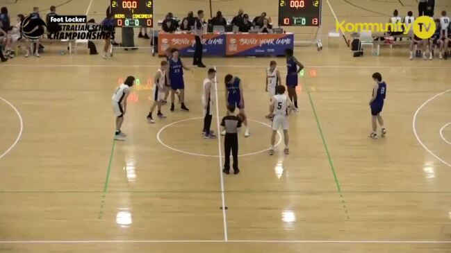 Replay: Basketball Australia School Championships Day 3 - (Men's QF) Lake Ginninderra v Concordia College