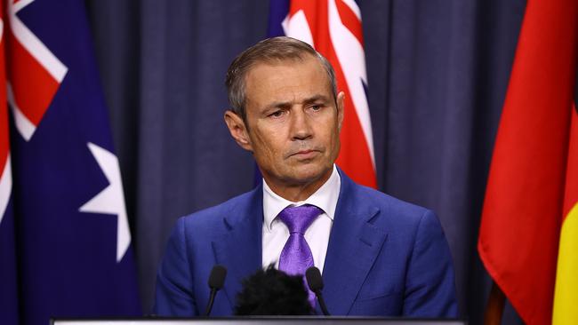 WA Health Minister Roger Cook has described the situation in SA as a very serious outbreak. Picture: Paul Kane/Getty Images