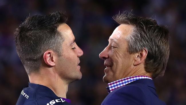 Bellamy coached Cronk from 2004 to 2017. Photo by Mark Kolbe/Getty Images.