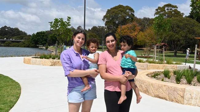 Nicole, Leila, Raha and Arya at McIIwain park