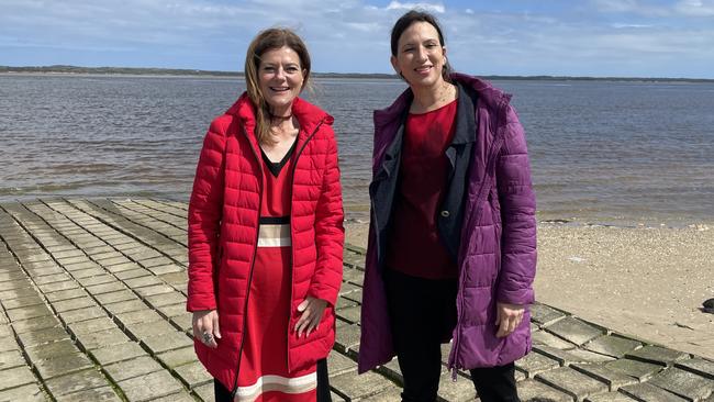 Labor’s Outdoor Recreation Minister Sonya Kilkenny (left) has 1252 licenced hunters in her Carrum electorate, while Member for Bass Jordan Crugnale has 1467, while sitting on a margin of just 102 votes.