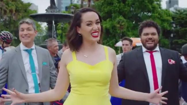 Probably wouldn’t catch Waleed Aly doing a song and dance for The Project. Unlike the presenters of the The Project NZ. (L-R: Jesse Mulligan, Kanoa Lloyd and Josh Thomson.)