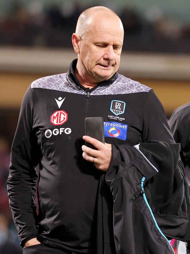 Malthouse has big wraps on Ken Hinkley. Picture: Daniel Kalisz/Getty