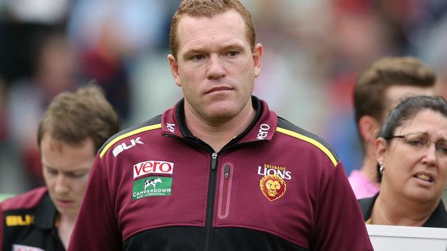 Justin Leppitsch has been sacked as coach of Brisbane. Picture: Wayne Ludbey