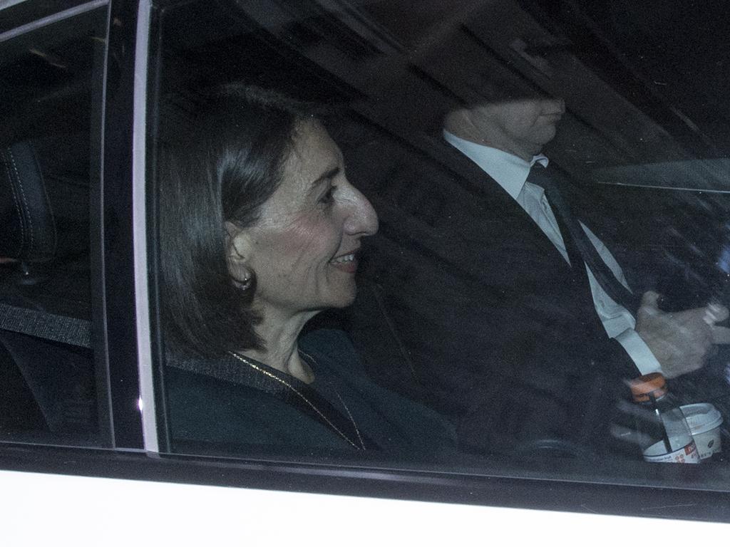 NSW Premier Gladys Berejiklian arrives to give evidence at the Independent Commission Against Corruption in Sydney. Picture: NCA NewsWire/Joel Carrett