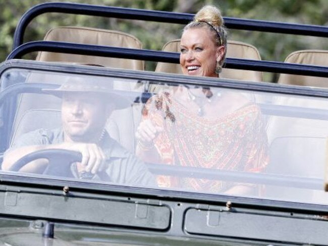 Lisa Curry has had some up and down times in the jungle. Picture: Channel Ten