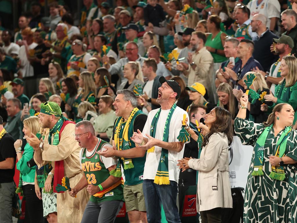 The NBL had a massive rise in attendance last season. Picture: Getty Images