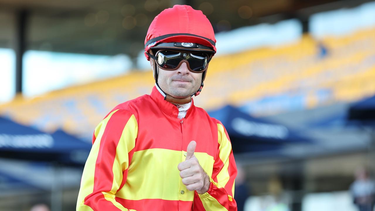 Aaron Bullock was aboard Pressnell in his two trials and will ride the gelding at Scone. Picture: Getty Images