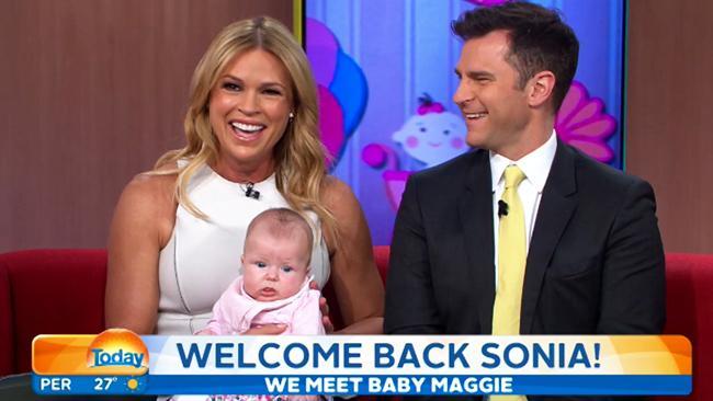 Sonia Kruger shows off her new baby on TODAY | The Courier Mail