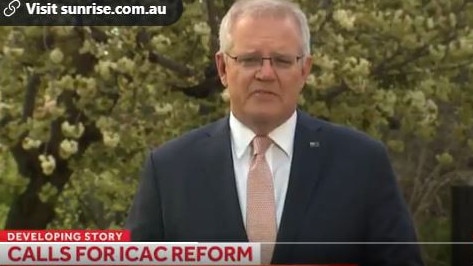 The PM has ruled out a federal version of ICAC. Picture: Sunrise