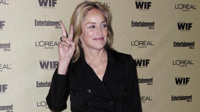 Long way ... her road to recovery wasn’t easy — it took two years for Sharon Stone to learn to walk and talk again, she says. Picture: AP Photo