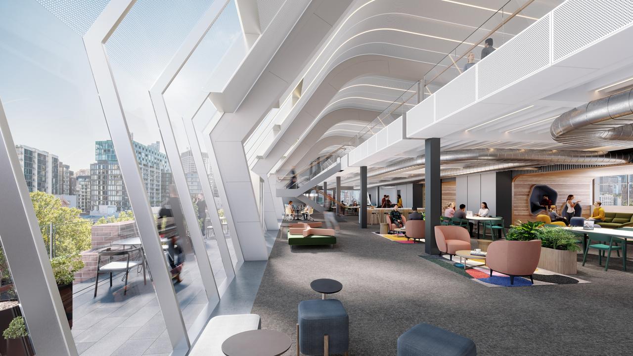 Artist’s impressions of workspaces in TOGA Group’s Oxford &amp; Foley, Oxford St, Sydney.