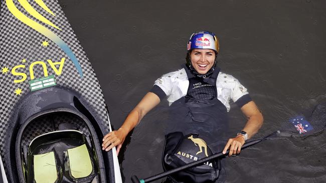 Olympic champion kayaker Jess Fox also trains at the Nepean river. Picture: Tim Hunter.