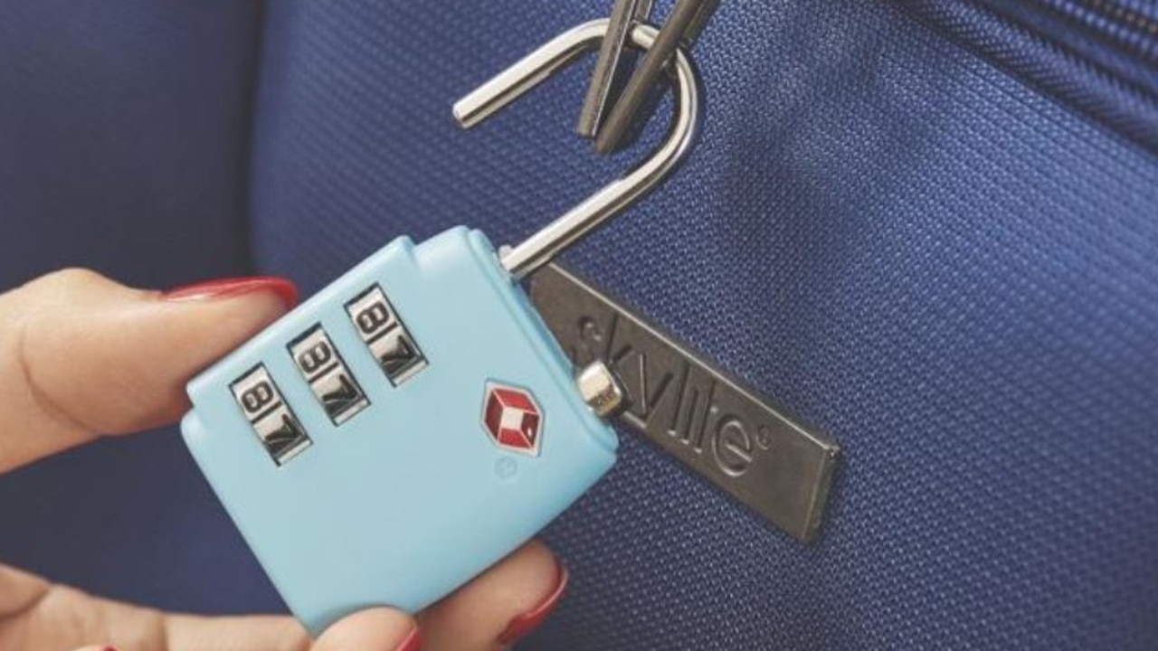 Travel locks keep your belongings safe.