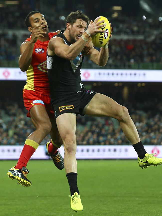 Port captain Travis Boak. Picture: Sarah Reed