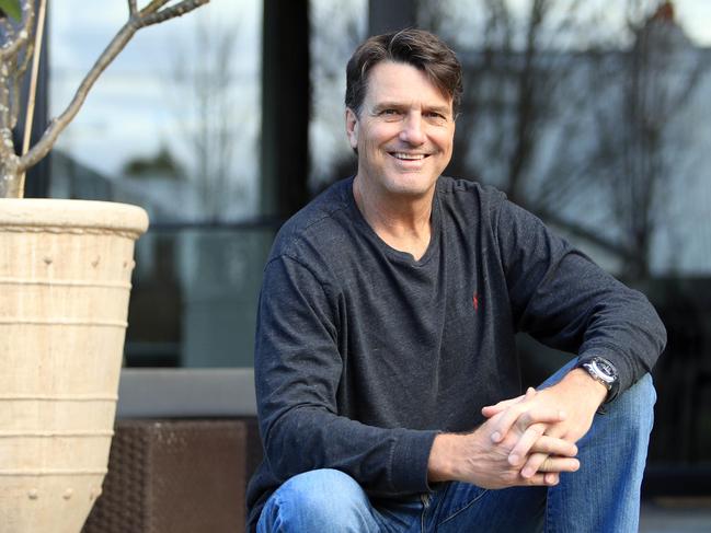 25/08/17 Former Melbourne coach Paul Roos at his home in Brighton. Aaron Francis/The Australian