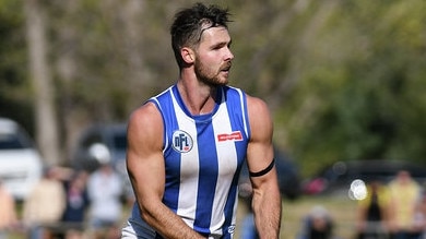 Brad Leggett in action for Macleod. Picture: Nathan William Media