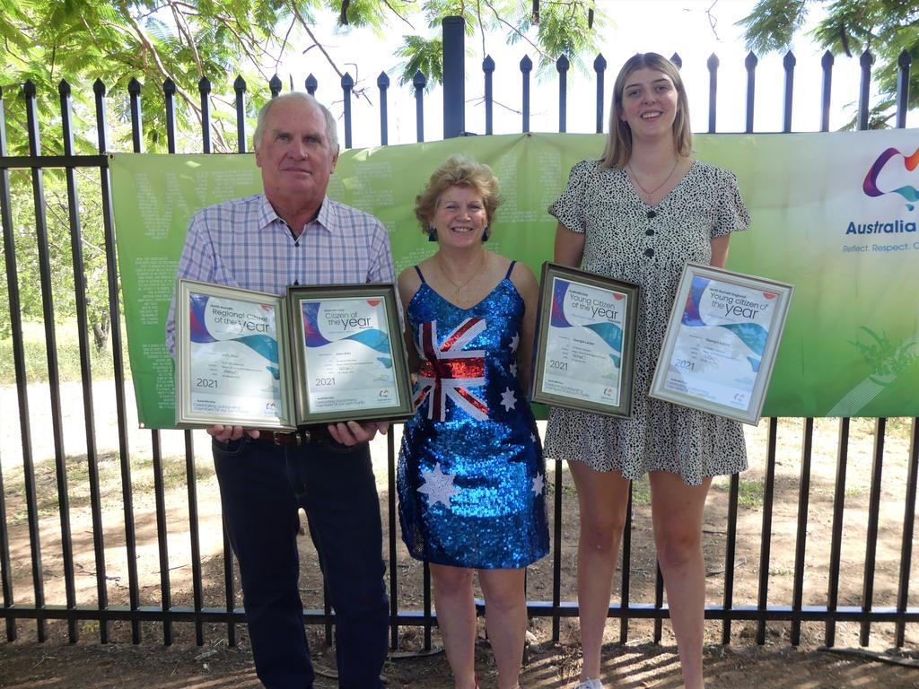 Gayndah Australia Day Awards 2021. File Photo.