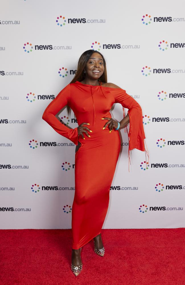 Influencer and actress Suzan Mutesi. Picture: Byron Martin/news.com.au