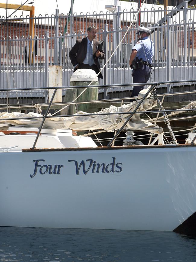 Bob Chappell’s yacht Four Winds. Picture: SUPPLIED