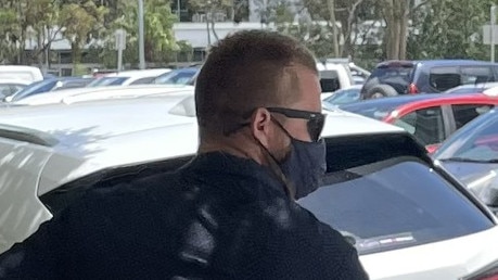 Zac Arthur Bowles leaving Maroochydore Magistrates Court.