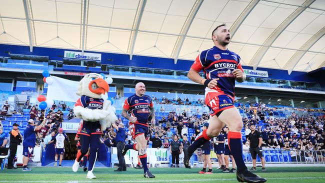 17th October 2020, Runaway Bay player Jimmy Poland in action during the Gold Coast Rugby League Under 18Ã•s Grand Final against the Burleigh Bears played at CBus Stadium Photo: Scott Powick Newscorp