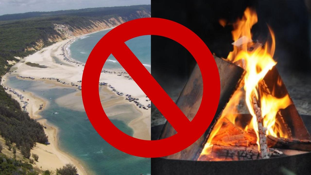 On the spot fines of $667 can be issued to people who light fires while camping or visiting the Cooloola Recreation Area.