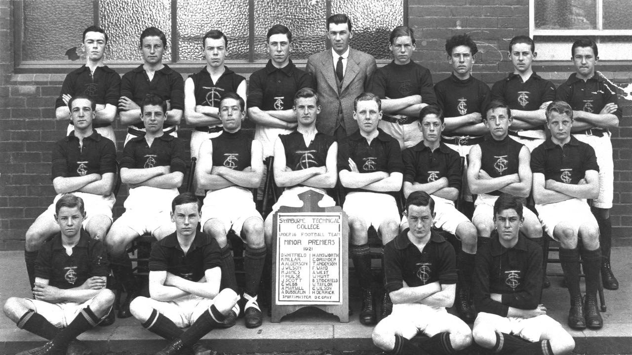 The Swinburne under-16 football team has a C. Webb listed, but it remains unclear which boy that is. Picture: Swinburne Commons / Swinburne University of Technology