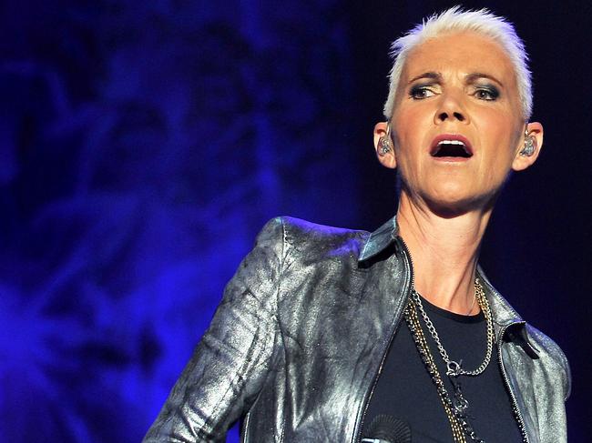 Marie Fredriksson was the powerhouse voice of Swedish group Roxette. Picture: AFP