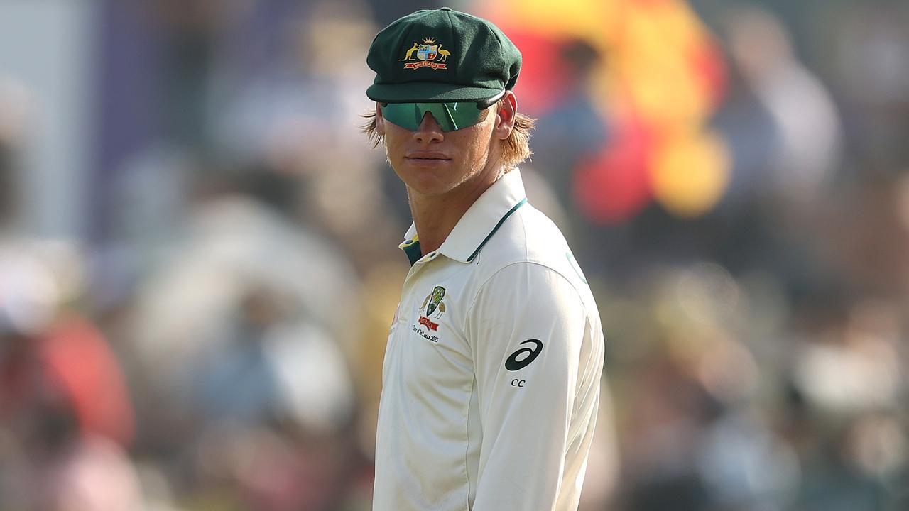 Cooper Connolly of Australia looks on during day one of the Second Test match in the series between Sri Lanka and Australia at Galle International Stadium on February 06, 2025 in Galle, Sri Lanka. (Photo by Robert Cianflone/Getty Images)