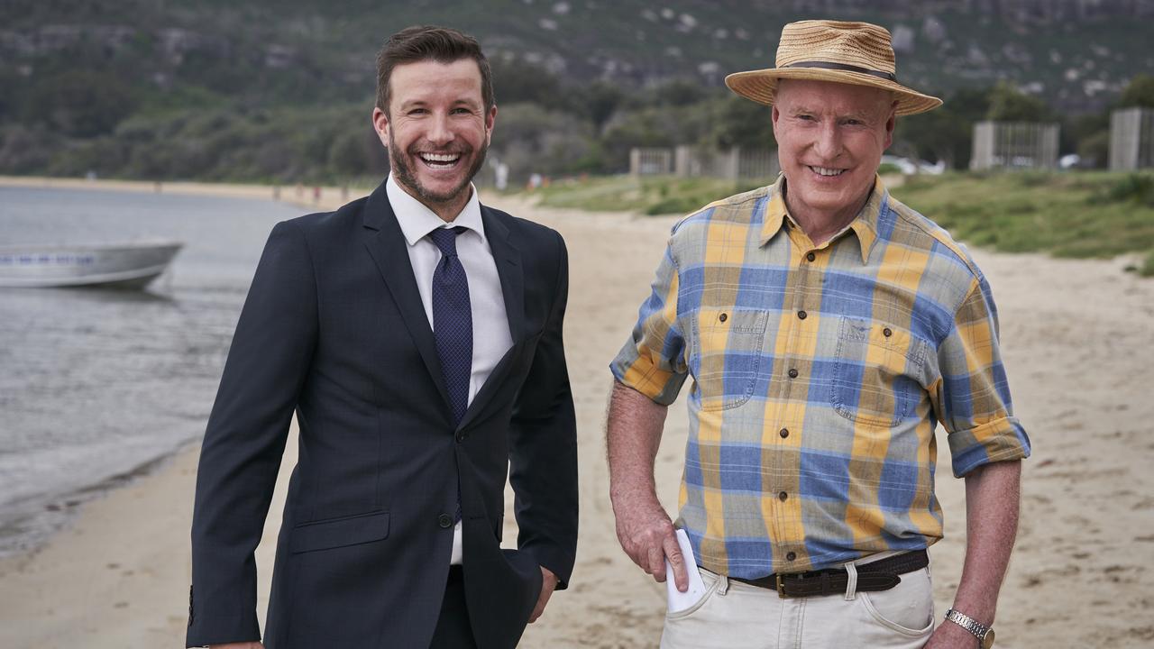 Luke Jacobz and Ray Meagher.