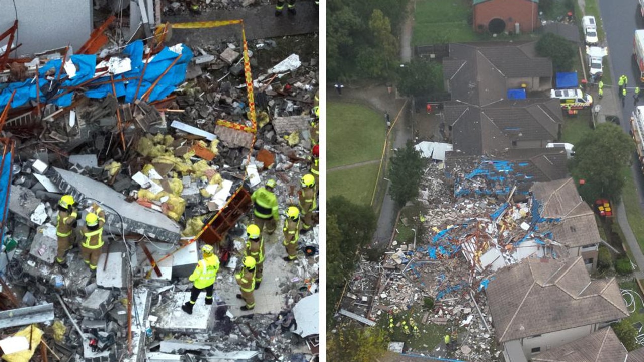 Drone captures aftermath of horror explosion