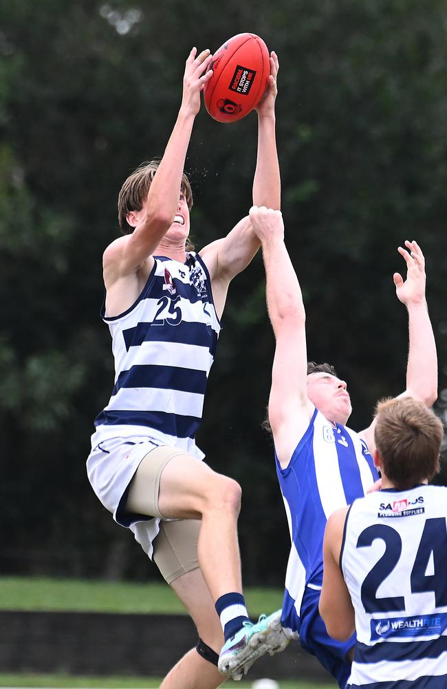 Broadbeach player Kalani White earlier in the season against Mt Gravatt. Picture, John Gass