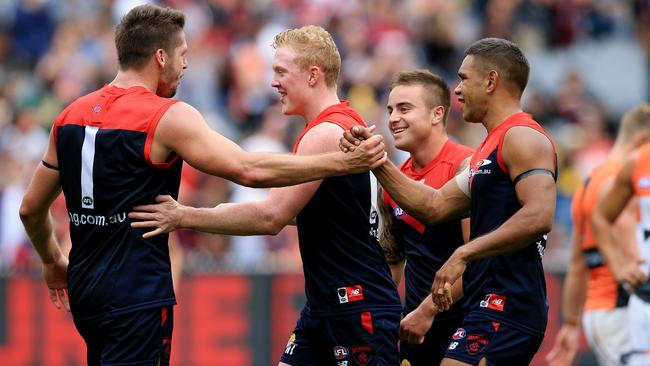 Clayton Oliver won a Rising Star nomination in Round 1, 2016. Picture: Wayne Ludbey