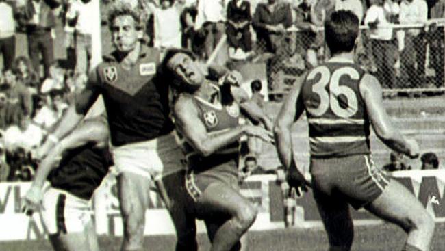 Demon Rod Grinter copped a lengthy ban for striking Wallace in 1988. Pic: Ian Currie