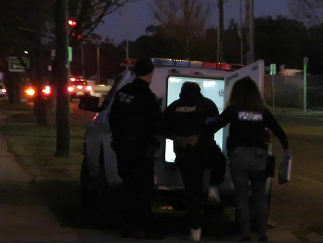 Echo taskforce arrests an alleged Rebels member in Bendigo. Source: Victoria Police