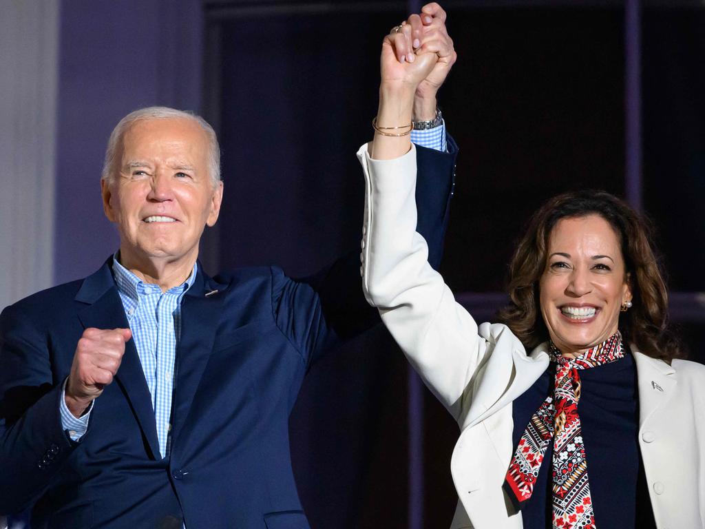 Could Kamala Harris run for the US presidency if Joe Biden steps down? Picture: AFP