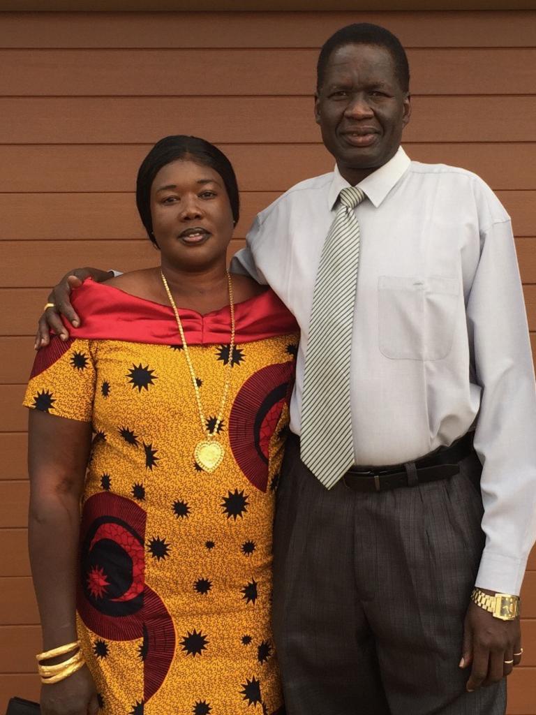 Anyuon Liai Mager and his wife.