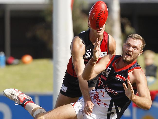 Max Gawn was in and out of the VFL in his early days at Melbourne. Picture: Yuri Kouzmin