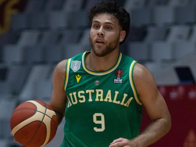 McDowell-White helped power the Boomers to FIBA Asia Cup gold, last year. Picture: Getty Images