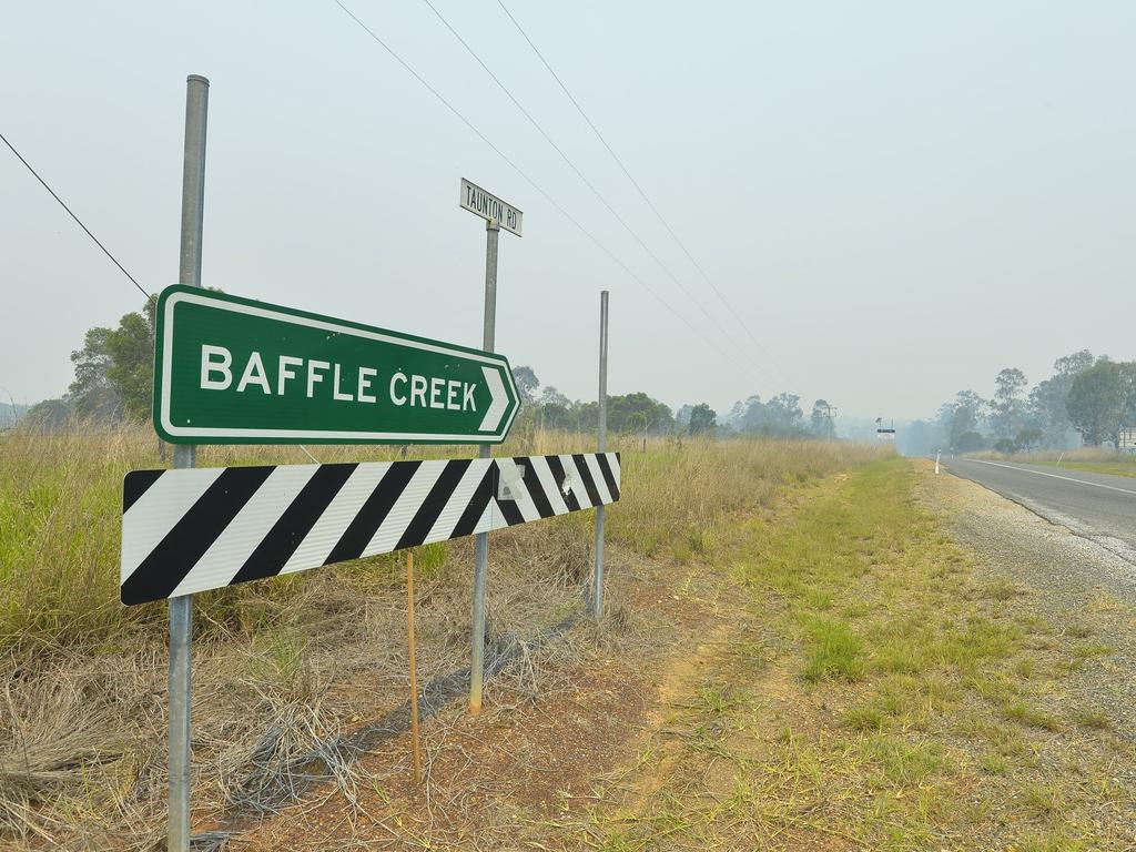 Baffle Creek is now in the firing line of the devastating bushfire.