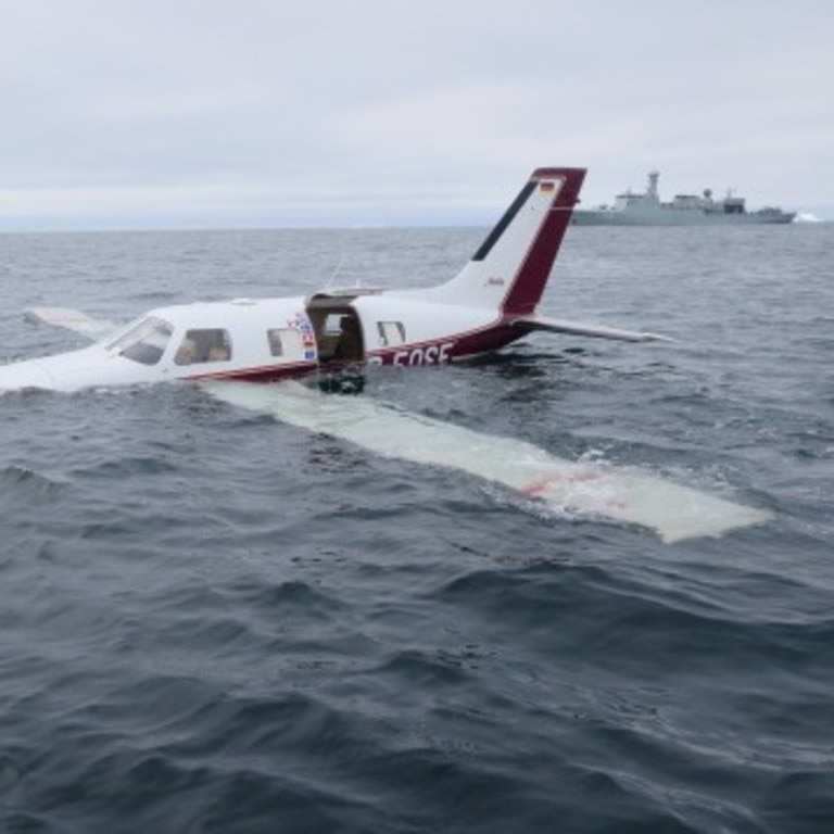 The weather and sea were relatively calm and visibility was good, however, the water was cold and full of icebergs. Picture Jam Press