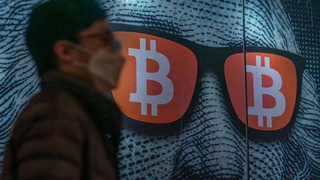 ASIC’s report showed 44 per cent of people held cryptocurrencies, making it the second most held investment type after shares at 74 per cent. Picture: Anthony Kwan/Getty Images