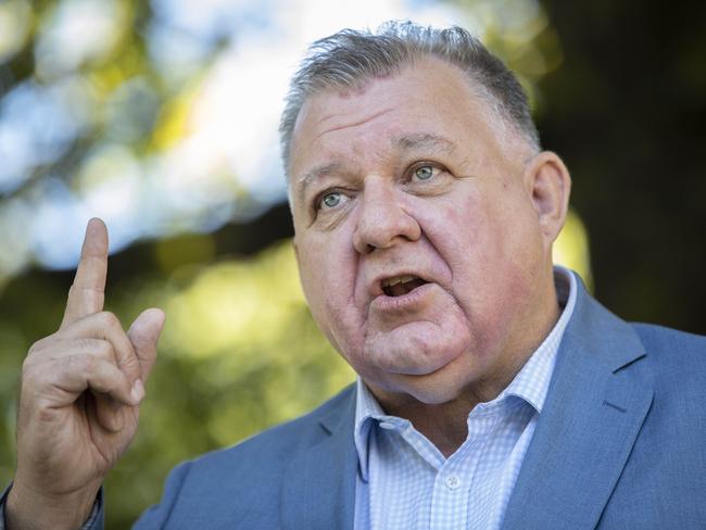 United Australia Party leader Craig Kelly the ‘least worst’ choice, say the Liberals. Picture: Chris Kidd