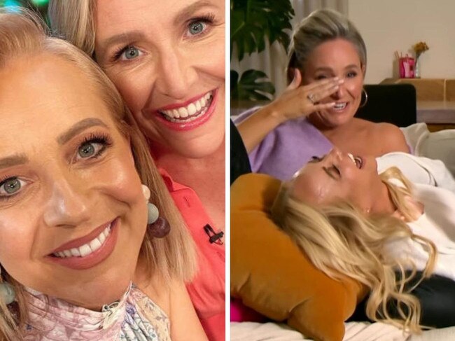 Fifi Box and Carrie Bickmore on Celebrity Gogglebox Australia