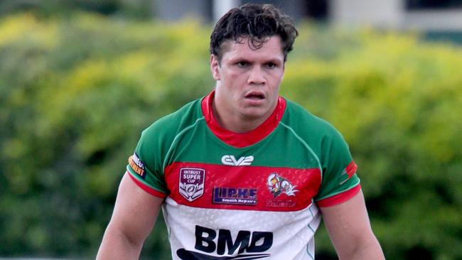 Roberts tried on the green and red while playing for Wynnum-Manly. Image: AAP/Steve Pohlner)