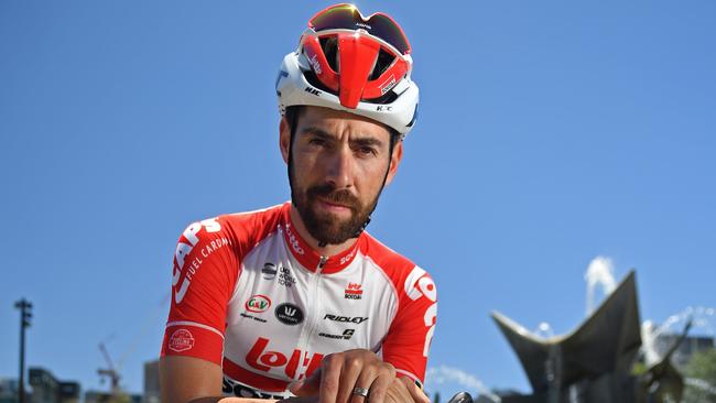 06/01/19 - Lotto Soudal's Thomas de Gendt KOM point winner twice last year at the Vuelta and Paris-Nice.  Pictured at Victoria Square.Picture: Tom Huntley