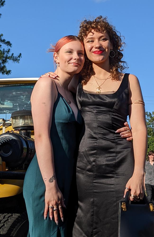 Lily Sheperd and her partner at Richmond River's Year 12 Formal.