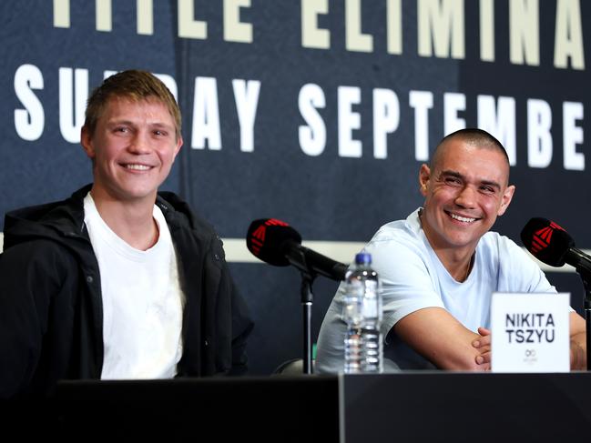 Nikita and Tim Tszyu. Picture: Brendon Thorne/Getty Images